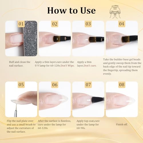JODSONE 3-in-1 Clear Builder Gel 15g - Nail Strengthening Base & Thickening Solution