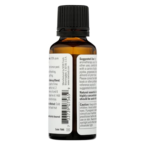 Now Foods Lemon Essential Oil - 1 fl oz (30 ml) Pure Cold-Pressed