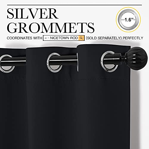 NICETOWN Blackout Curtains - 55" x 78" Thermal Insulated Drapes, 2 Panels