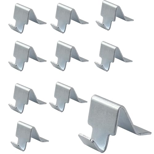 10 Metal Shelf Clips for Adjustable Heights | Tool-Free Installation