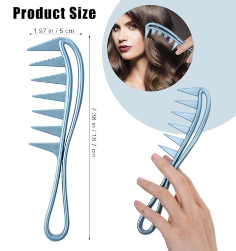 Thrymme Wide Tooth Comb for Curls - 4 Pack Hair Detangling Combs