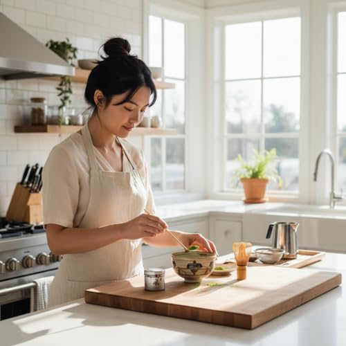 Japanese Bamboo Matcha Scoop Set - 18cm Traditional Tea Spoon