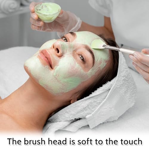 Giantree 2 Pcs Fan Brushes for Face Mask Application and Makeup