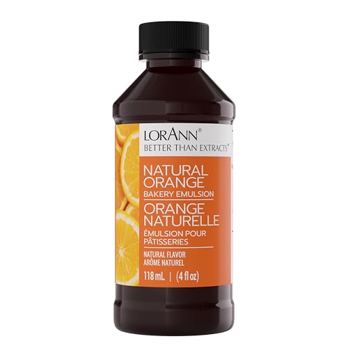 LorAnn Oils Orange Emulsion & Flavoring for Baking, 4 Fl Oz