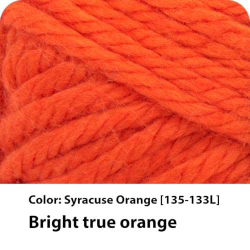 Lion Brand Hometown Super Bulky Yarn - Syracuse Orange, 5 oz