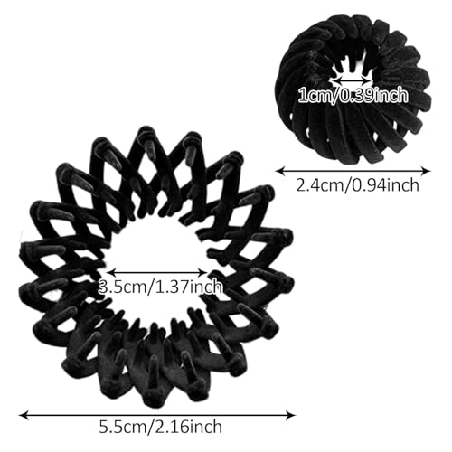 Zenarao Bird Nest Magic Hair Clip Expandable Ponytail Holder Bun Maker