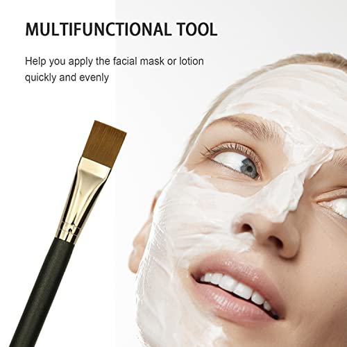 Facial Mask Brush Soft Flat Head Applicator for Mud Clay Skincare