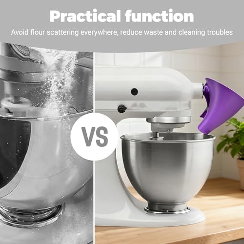 KitchenAid Flour Funnel Attachment for KSM150 Mixer - Mess-Free Pouring
