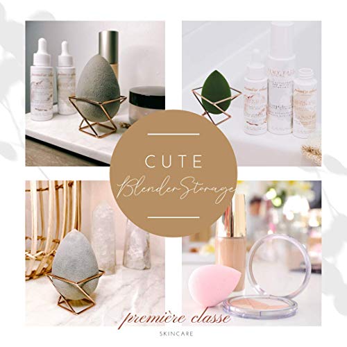 Première Classe Skincare Rose Gold Beauty Sponge Holder and Drying Stand