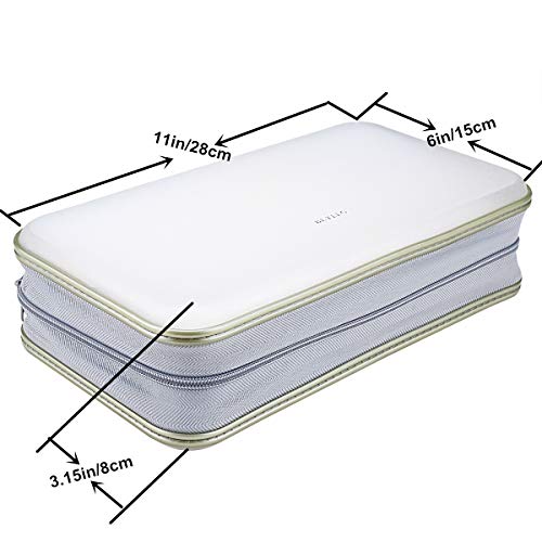 Wismart Clear 96 Capacity Heavy Duty CD DVD Wallet Organizer Case
