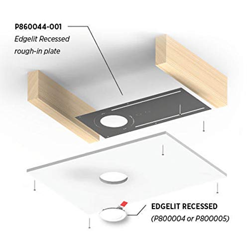 5" LED Edgelit Recessed Downlight - Brushed Nickel, 571 Lumens