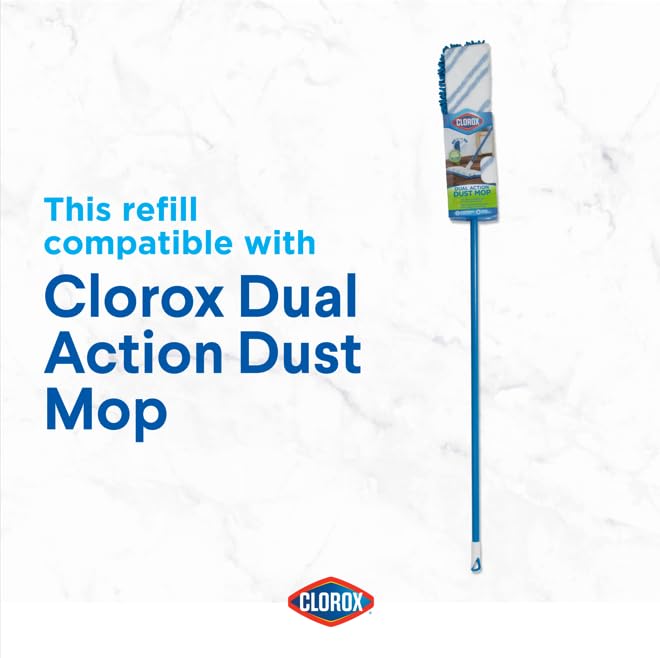 Clorox Ready Flip Mop Refill Pad - Machine Washable Dual-Sided