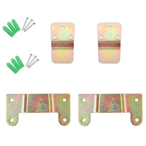 RecDec 4-Pack Wall Mount Fan Bracket Kit - Universal Hanging Hardware