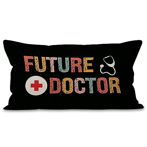 Doctor Graduation Pillow Cover - 12x20, Color-3 for Student Gift