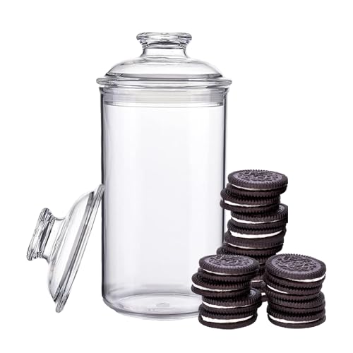 Acrylic Airtight Candy Jar - 34oz/1L Cookie Jar by JOEY'Z