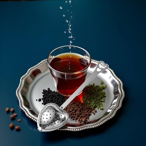 HODASHI Heart Tea Infuser for Loose Leaf Tea, Stainless Steel Steeper