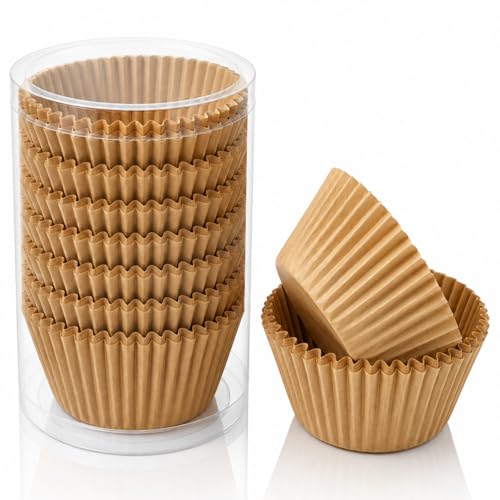 Non-Stick Cupcake Liners - Greaseproof Baking Cups, 200 Pack
