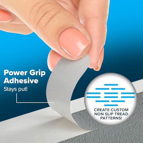 SlipX Solutions Non-Slip Bathtub Stickers – 12 Adhesive Treads for Safety
