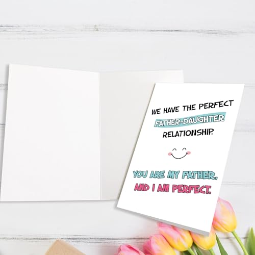 Funny Birthday Card for Dad from Daughter - Humorous Gift Idea