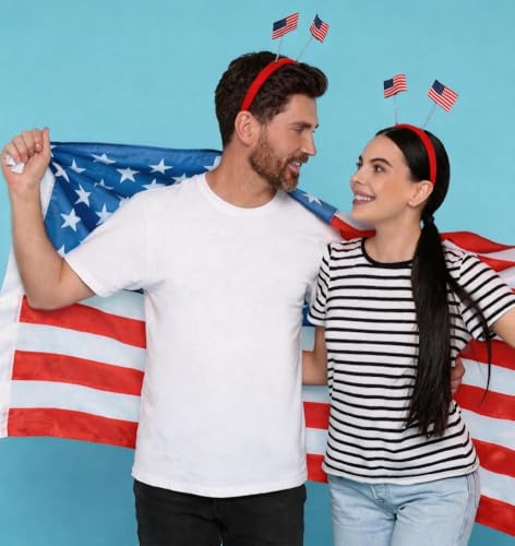 American Flag USA Headband for 4th of July Patriotic Party Favors