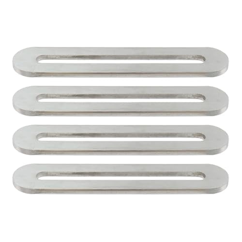 Adjustable Stainless Steel Mending Plates for Furniture - 4pcs