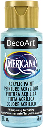 DecoArt Acrylic Paint Whispering Turquoise 2 Oz - Pack of 1