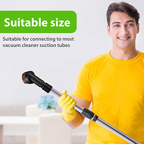 Honoson 2 Pack Vacuum Dust Brush Attachments for Tight Spaces, 1.25 Inch