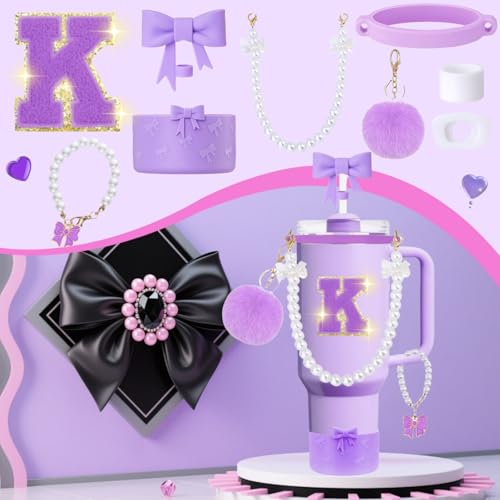 Purple Stanley Cup Accessories Set for 30oz & 40oz Cups - K Variation