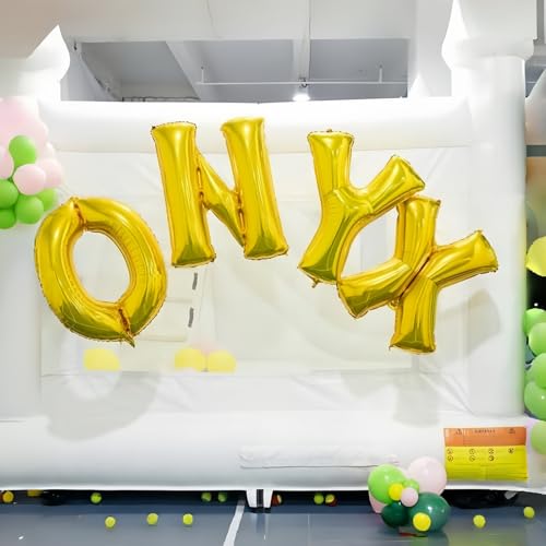 40 Inch Gold Letter Q Balloon - Mylar Self-Inflating Party Decor