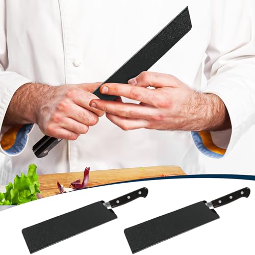 Aeaocvo 8-Inch Waterproof Knife Sheath, Black, 2 Pcs Kitchen Knife Covers