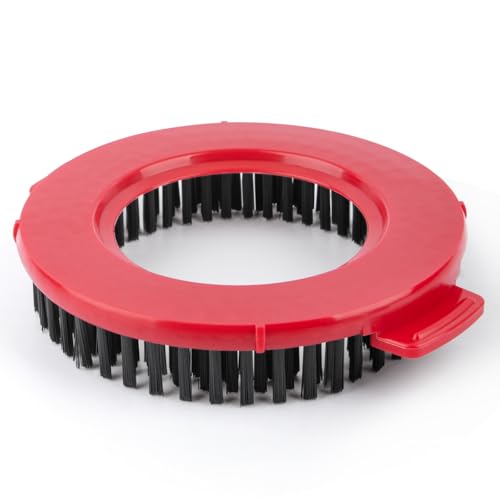 Round Scrub Brush Head for Hurricane 360 Spin Mop - 6.2"