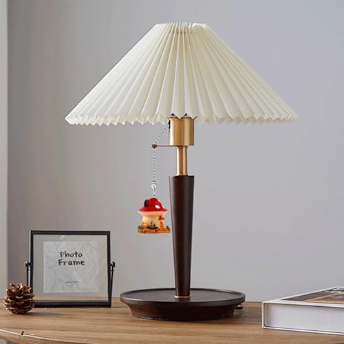 Mushroom House Ceiling Fan Pull Chain - Cute Decorative 12in Beaded Extender for Kids Room