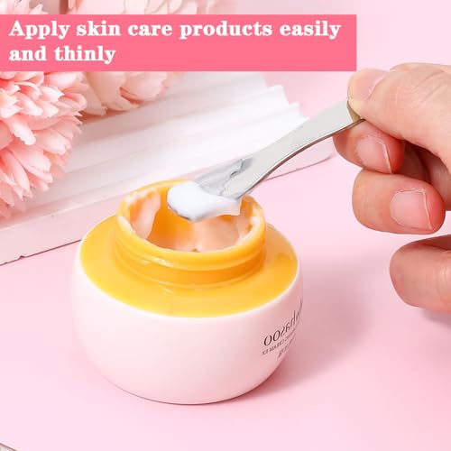 6pcs Mini Stainless Steel Makeup Spatula Set for Skincare