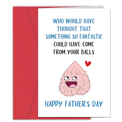 Funny Father's Day Card for Dad or Husband - Humor & Rude Design
