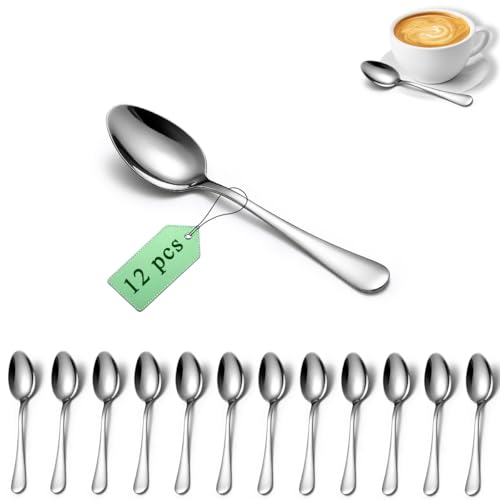 Berglander 12-Piece Stainless Steel Espresso Spoons Set - 5.5"