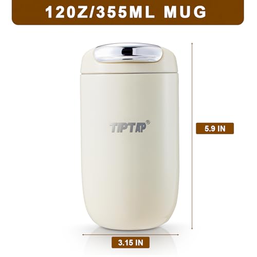 TIPTAP 12oz Stainless Steel Vacuum Insulated Coffee Tumbler