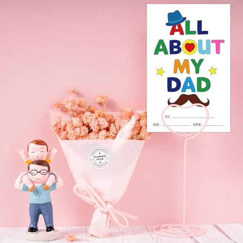 Father's Day Card - All About My Dad with Envelope