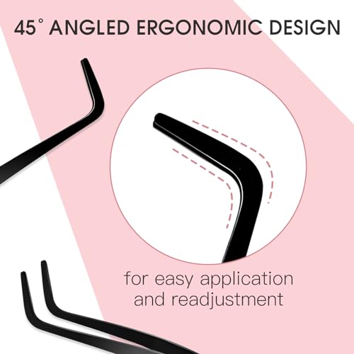 Miuffue Stainless Steel Lash Applicator Tool for Cluster & Strip Lashes