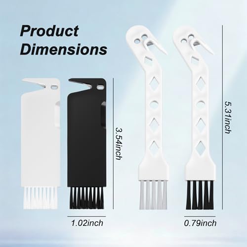 Eiodoni 4-Pack Vacuum Brush Set for Robotic Cleaners – Deep Hair & Dust Removal