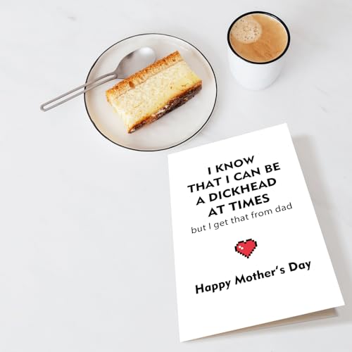 Funny Snarky Mother's Day Card for Mom from Son or Daughter