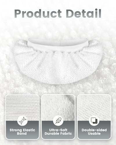 Universal Reusable Steam Cleaner Pads for Handheld Steamer - Bissell, Wagner, PurSteam Compatible