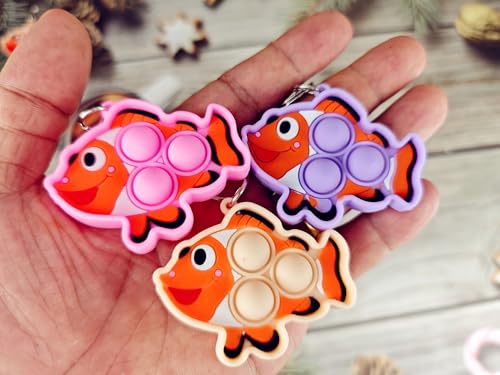 24-Pack Mini Clownfish Classroom Party Favors for Kids