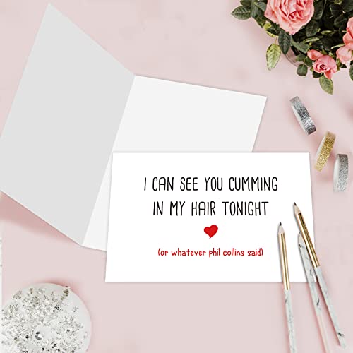 Naughty Valentine's Day Card for Him | Leinessy Anniversary Gift