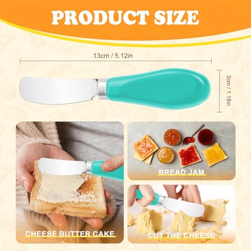 Stainless Steel Butter Spreader and Cheese Knife Set - 2 Pack
