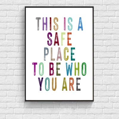 Inspirational Mental Health Wall Art Print - 8x10 Unframed
