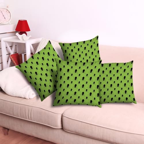 Throw Pillow Covers 18x18 Soft Holiday Decorative Cushion Cases 2PCS