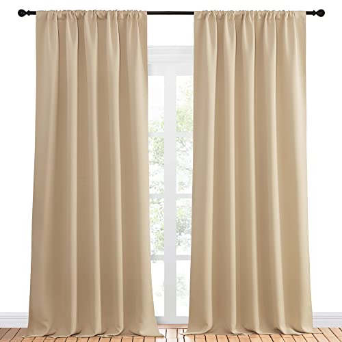 NICETOWN Blackout Curtains for Bedroom, 52x95 inches, Set of 2
