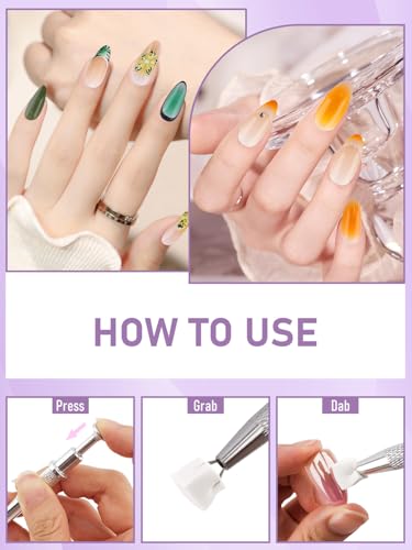 YOOVR Nail Sponge and Palette Kit for Ombre and Gradient Art