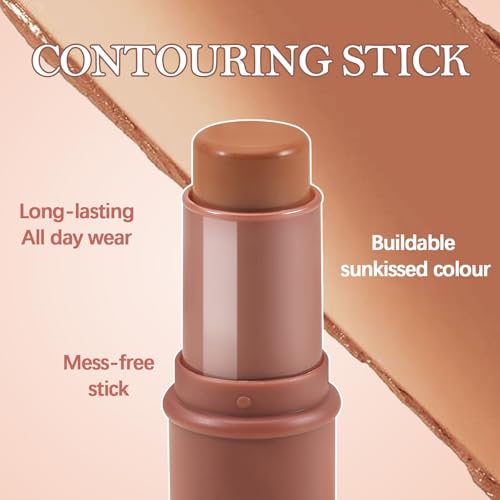 Boobeen Cream Contour Stick - Matte Bronzer & Face Sculpting Makeup