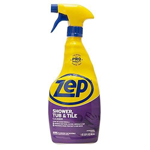 Zep Shower Tub and Tile Cleaner - 32 oz (Pack of 1) ZUSTT32PF | An